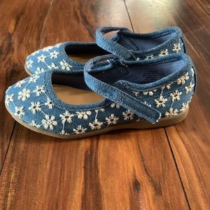 Old Navy toddler girl sunflower shoes